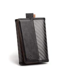The Frenchie Co. CX6 Carbon Fiber Ultra Slim Speed Wallet For Men With Rfid Blocking And Super Fast Card Holder Access