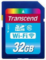 Transcend 32GB Class 10 WiFi SDHC Memory Card