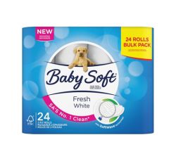 Baby Soft 2 Ply Toilet Tissue 24's