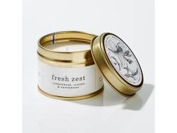Fresh Zest Gold Tin Candle 100ML