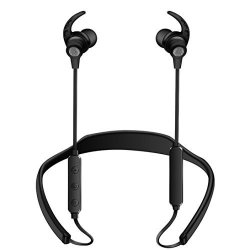 Sunfei Bluetooth Headphones Wireless Sports Earphones Neckband Headset With MIC For Iphone Black