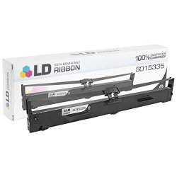 Ld Compatible Epson S015335 Black Printer Ribbon Cartridge For Use In FX-2175 FX-2190 FX-2190N Impact Printer & LQ-2090