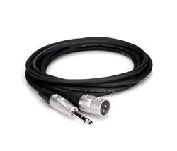 Hosa HSX-100 Pro Balanced Interconnect Rean 1 4 In Trs To XLR3M 100 Ft