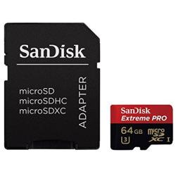 SanDisk Extreme Pro 64GB UHS-I U3 Micro Sdxc Memory Card Speeds Up To 95MB S With 4K Ultra HD READY-SDSDQXP-064G-G46A