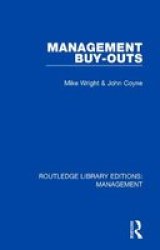 Management Buy-outs Paperback