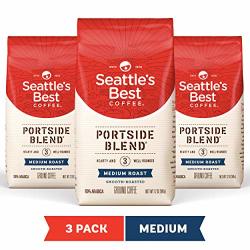 Seattle's Best Coffee Portside Blend Medium Roast Ground Coffee 12 Ounce Pack Of 3