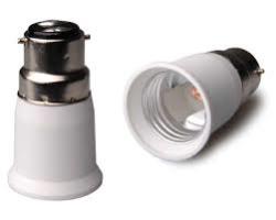 B22 To E27 Adaptor Lamp Socket Converter