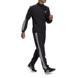 Adidas Men's 3-STRIPES Aeroready Essentials Black Tracksuit