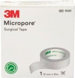 3M Micropore Surgical Tape 12MM X 5 Pack