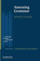 Assessing Grammar Cambridge Language Assessment
