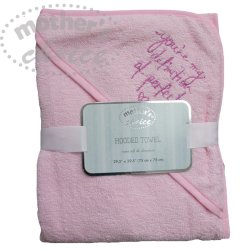 Hoooded Towel 'youre My Def Of Perfect' - Pink