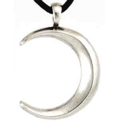 Lunar Attraction Moon Amulet Charm Necklace Pendant Wicca Wiccan Pagan Metaphysical Spiritual Religious Women's Men's Jewelry