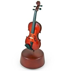 Prestigious 18 Note Miniature Classical Violin With Rotating Musical Base - Over 400 Song Choices - California Dreamin