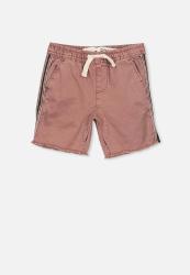 Cotton On Rocco Short - Washed Russet Stripe