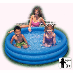 Intex Paddling Pool 147 X 33cm - Crystal Blue