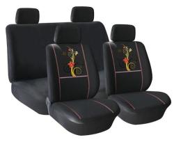 8 Piece Seat Cover Set - Butterfly And Flower