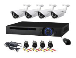 Perfect Full Kit Security 4 Channel Cctv Camera System