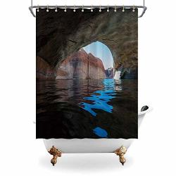 Arch In Lost Eden Colorful Bathroom Shower Curtain With Hooks Fabric Shower Curtain Liner For Apartment 71"W X 71"H