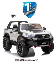 Kids Electric Ride On Car Legend Edition Toyota Hilux - White