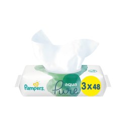 Pampers Aqua Pure Wipes - 3 X 48 - 144 Wipes