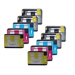 Colorjoy Compatible Ink Cartridges Hp 932XL 933XL For Hp Officejet 6100 6600 6700 7110 7610 Printer 4BK+2C+2M+2Y