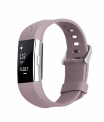 Classic Replacement Band For Fitbit Charge 2- Lavender Size: Med large
