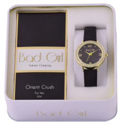 Orient Crush Watch & Fragrance Set 50ML - Black