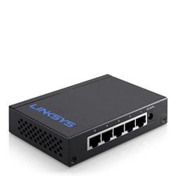 Linksys Business LGS105 5-PORT Desktop Gigabit Ethernet Network Unmanaged Switch I Metal Enclosure