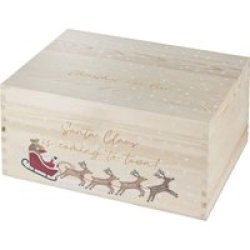Merry Little Christmas - Customisable Wooden Christmas Eve Box