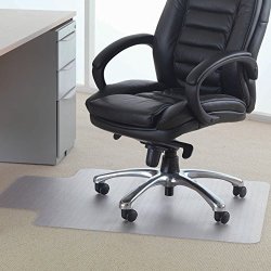Deals On Lutema Clear Pvc Plastic Chair Mat For Carpet Or Wood