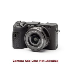 Pro Silicone Camera Case For Sony A6600 - Black - ECSA6600B