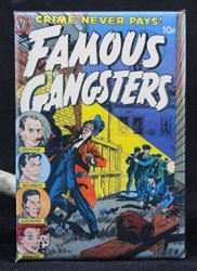 Famous Gangsters 1 Comic Book Cover Refrigerator Magnet.