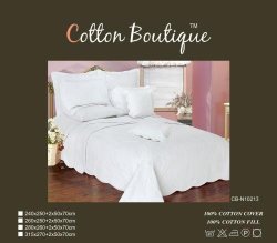 100% Cotton Quilts & Bedspreads Cotton Boutique - King Xlength Xwidth Sized