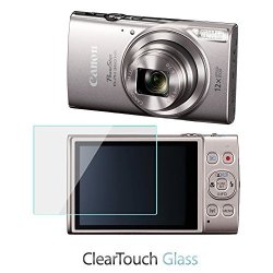 Canon Powershot Elph 360 Hs Screen Protector Boxwave Cleartouch Glass 9H Tempered Glass Screen Protection For Canon Powershot Elph 360 Hs